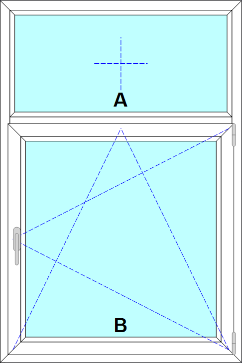 Schița șablonului Oscilobatanta dreapta cu traversa