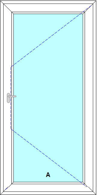 Schița șablonului Usa de intrare dr cadru inchis model 2