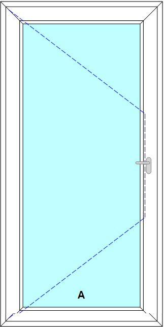 Schița șablonului Usa de intrare st cadru inchis model 2