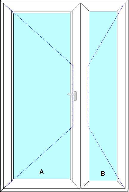Schița șablonului Usa de intrare st cadru inchis model 2